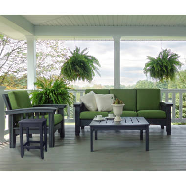 Dark green patio discount cushions